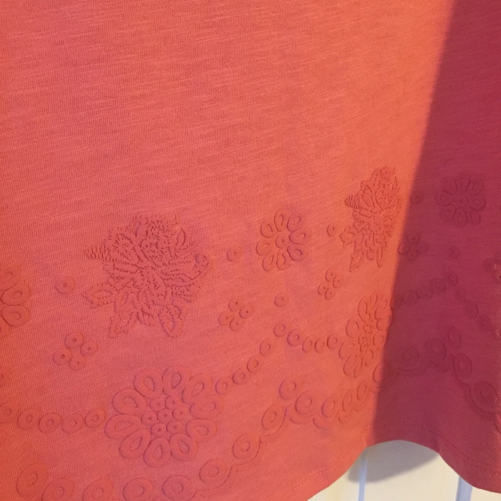Tommy Hilfiger 2pc Set: Tropical Floral Blouse & Coordinating Eyelet Tank - 1X - Picture 8 of 13